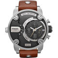 Diesel Dz7264 Men S Little Daddy Brown Chronograph Watch -korean beauty