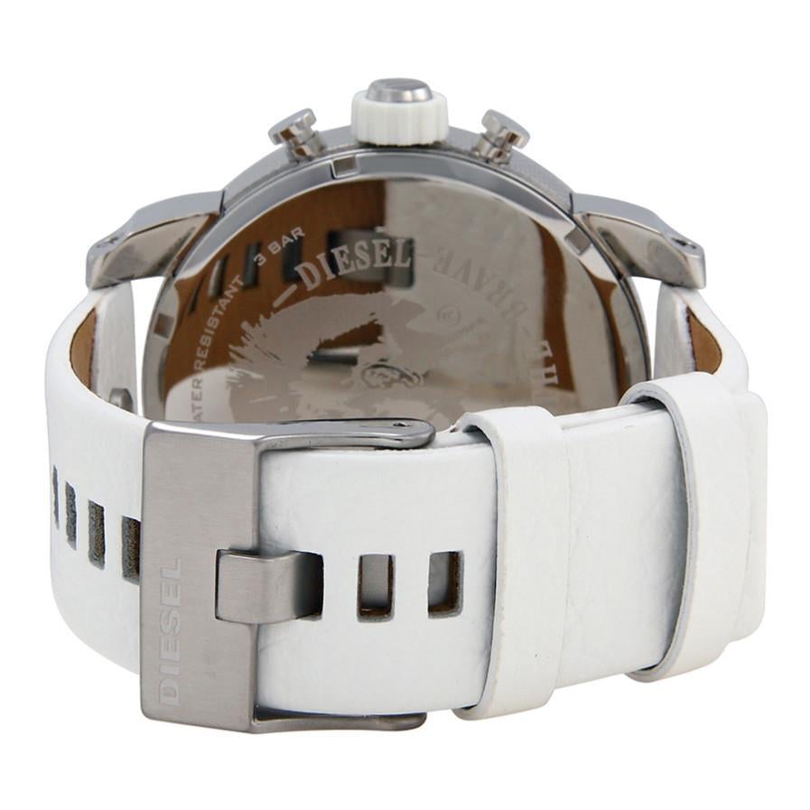 Diesel Dz7265 Men S White Mr Daddy 2 0 Chronograph Watch -korean beauty