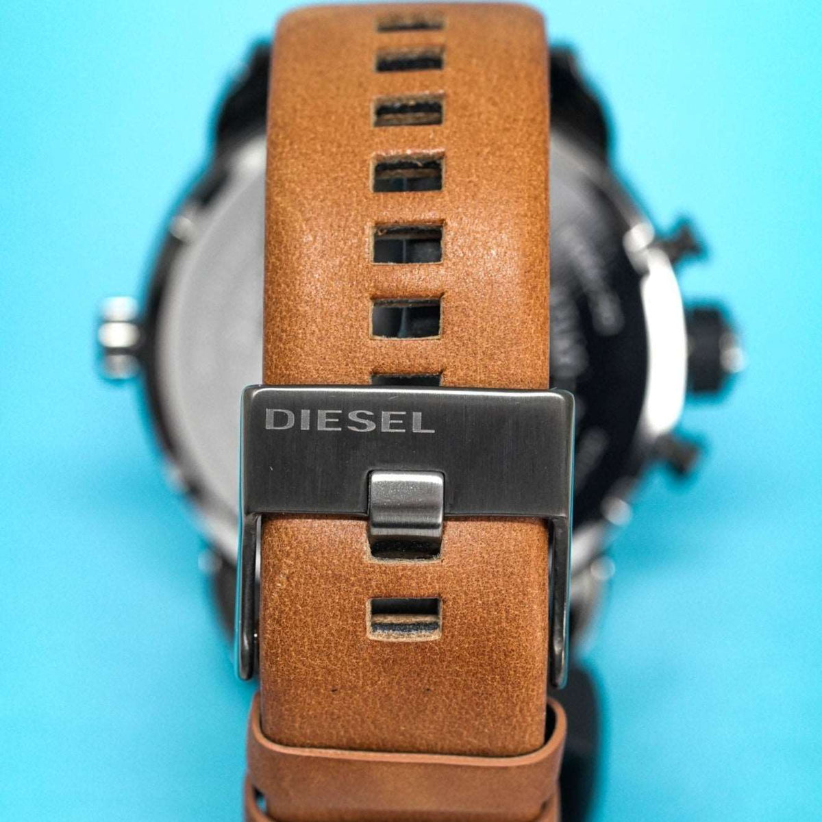 Diesel Dz7269 Men S Chronograph Little Daddy White Brown Watch -korean beauty