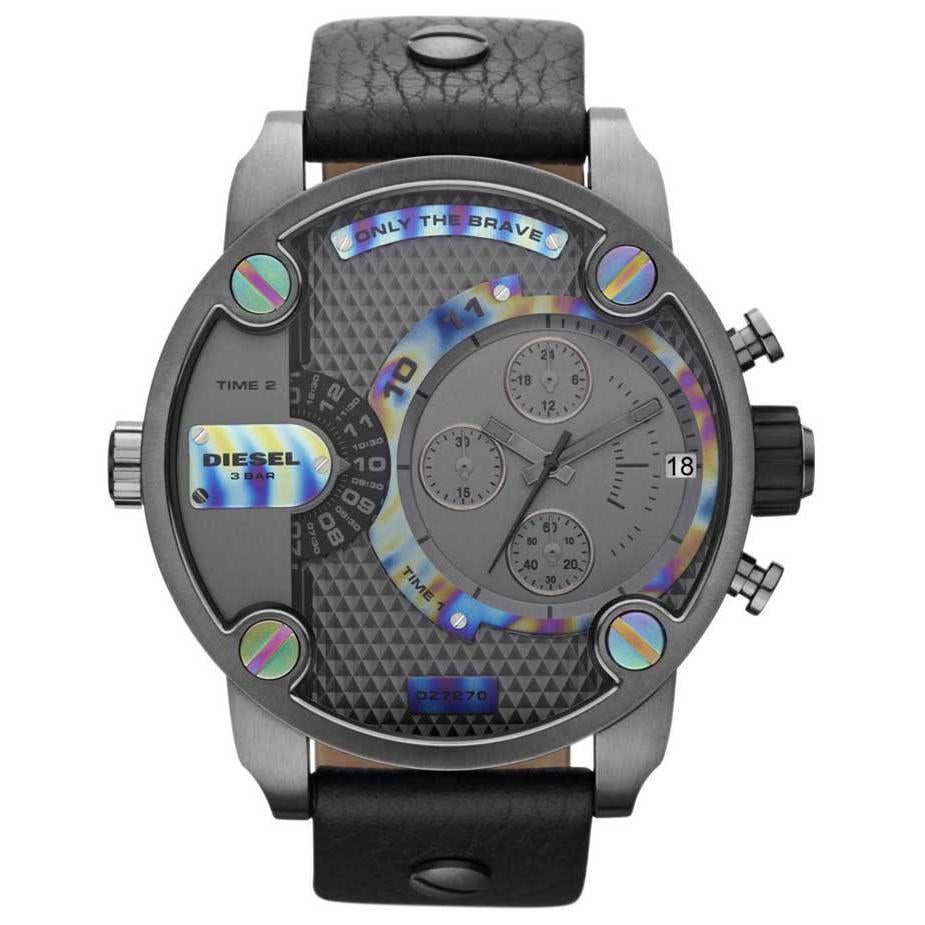 Diesel Dz7270 Men S Grey Baby Daddy Chronograph Watch -korean beauty