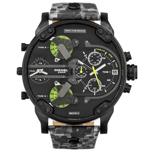 Diesel Dz7311 Men S Mr Daddy Camouflage Chronograph Watch -korean beauty
