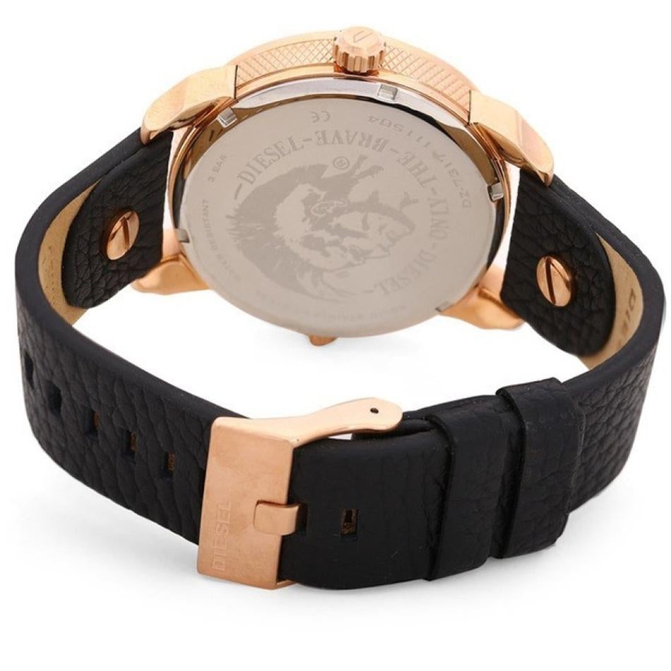 Diesel Dz7317 Men S Rose Gold Mini Daddy Chronograph Watch -korean beauty