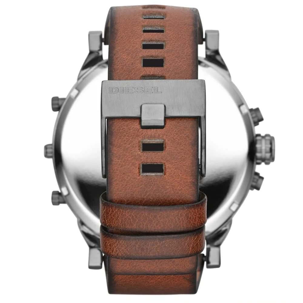 Diesel Dz7332 Men S Mr Daddy 2 0 Black Chronograph Watch -korean beauty