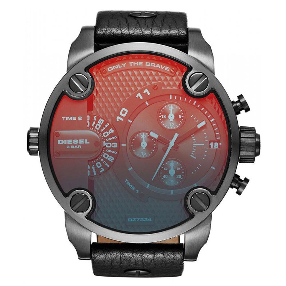 Diesel Dz7334 Men S Little Daddy Black Watch -korean beauty