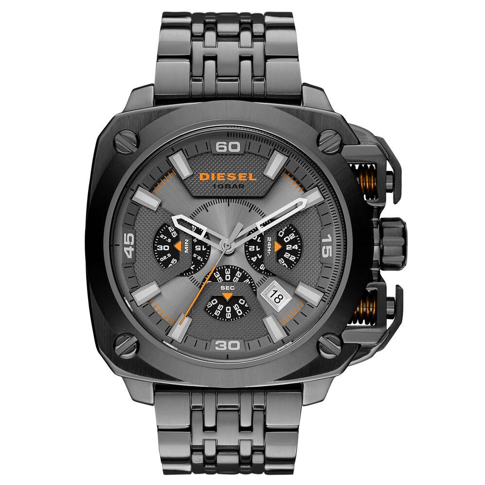 Diesel Dz7344 Men S Bamf Gray Chronograph Watch -korean beauty