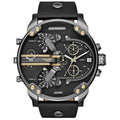Diesel Dz7348 Men S Mr Daddy 2 0 Black Chronograph Watch -korean beauty