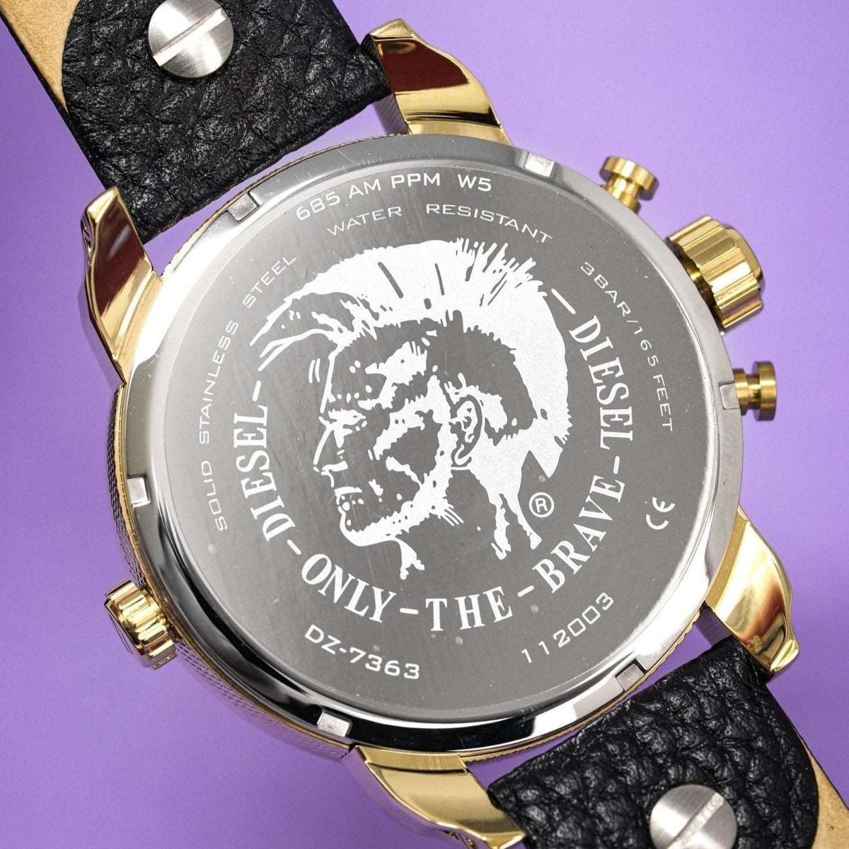 Diesel Dz7363 Men S Chronograph Little Daddy Gold Watch -korean beauty