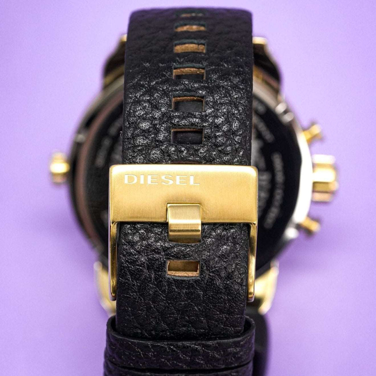 Diesel Dz7363 Men S Chronograph Little Daddy Gold Watch -korean beauty