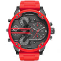 Diesel Dz7370 Men S Daddy 2 0 Red Chronograph Watch -korean beauty