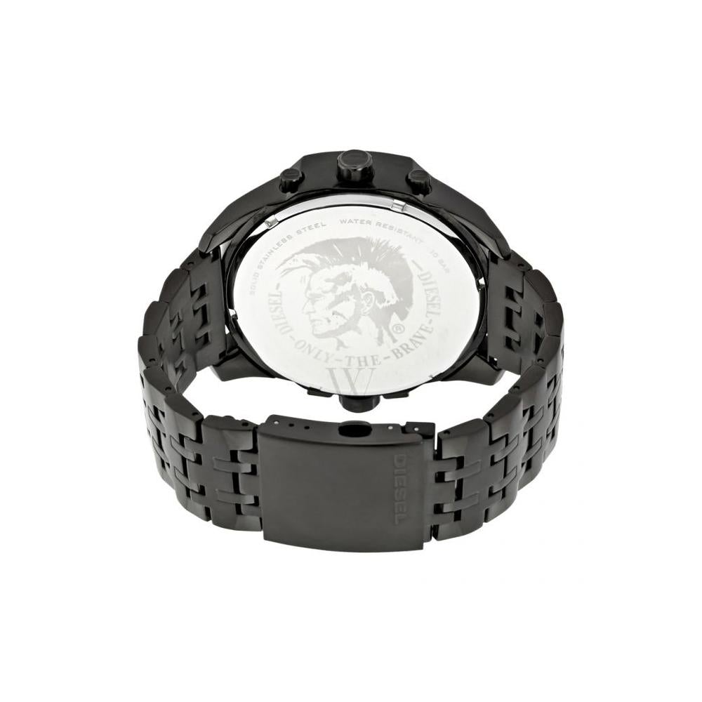 Diesel Dz7373 Men S Uber Chief Black Chronograph Watch -korean beauty