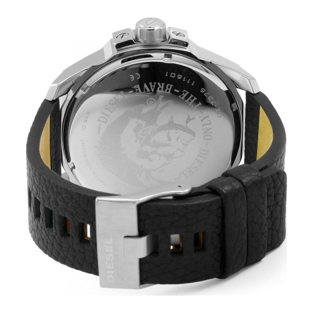 Diesel Dz7376 Men S Black Uber Chief Chronograph Watch -korean beauty