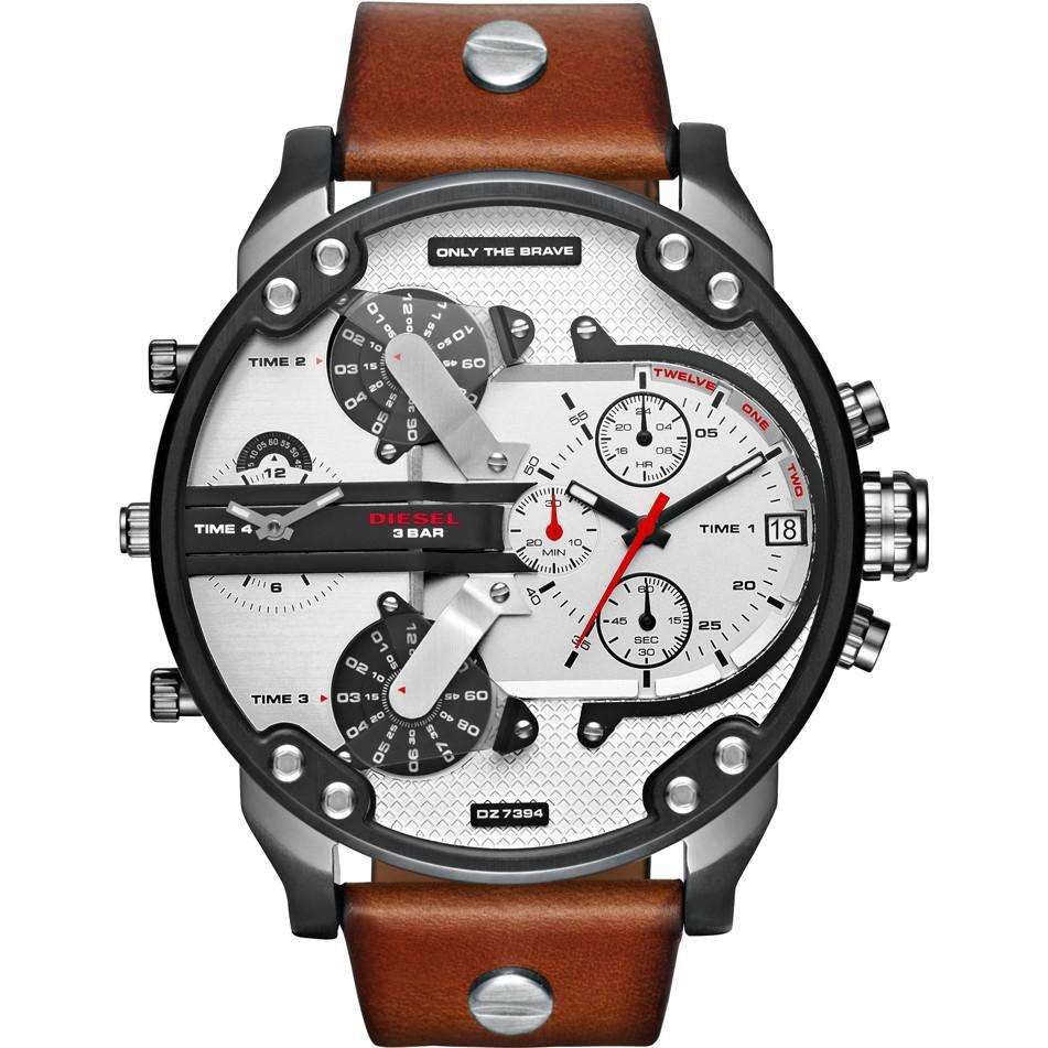 Diesel Dz7394 Men S Chronograph Mr Daddy 2 0 Brown Watch -korean beauty