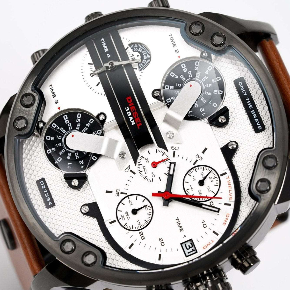 Diesel Dz7394 Men S Chronograph Mr Daddy 2 0 Brown Watch -korean beauty