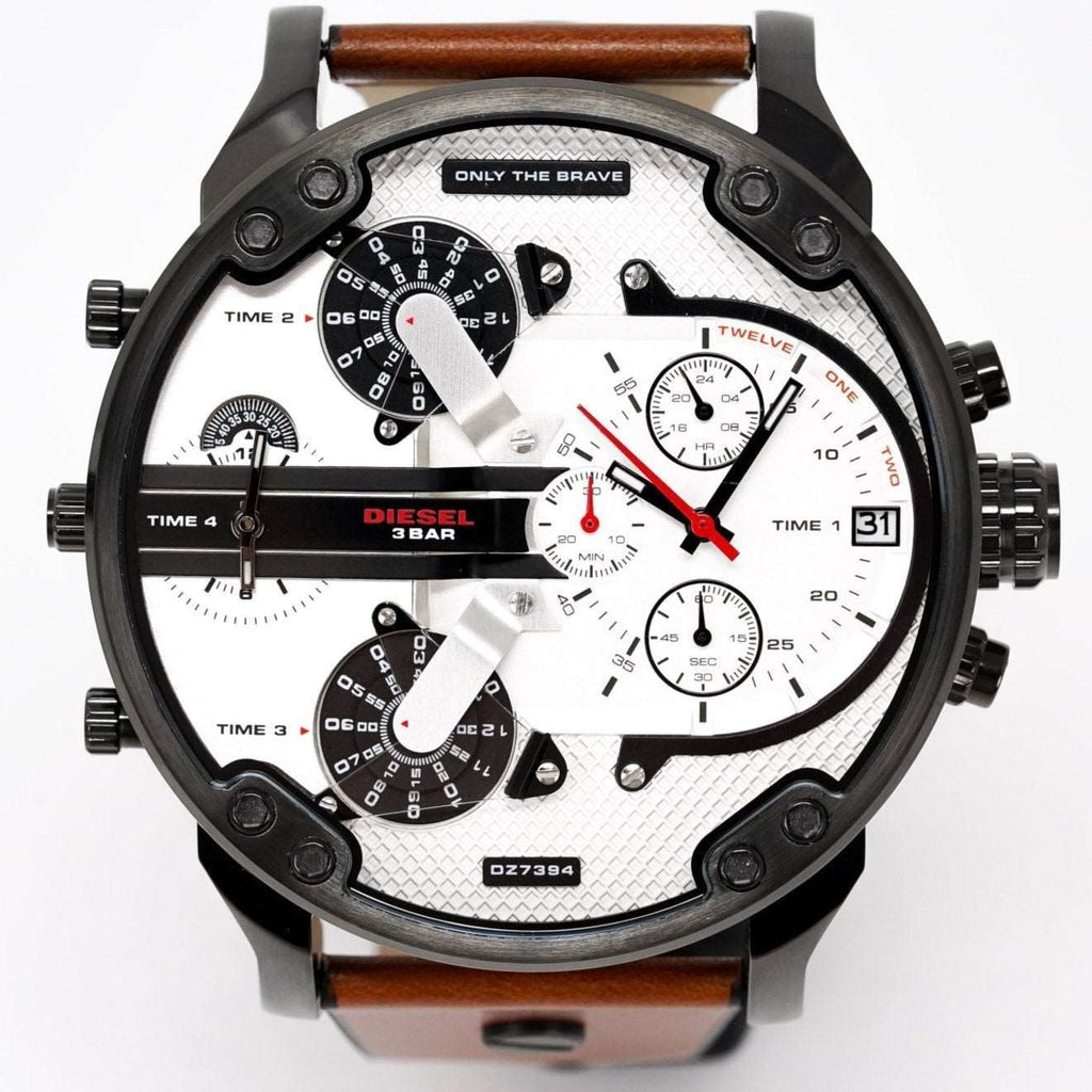 Diesel Dz7394 Men S Chronograph Mr Daddy 2 0 Brown Watch -korean beauty