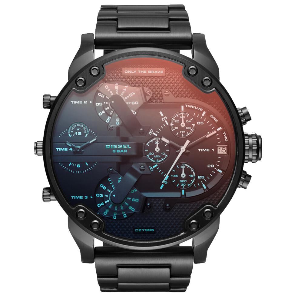 Diesel Dz7395 Men S Mr Daddy 2 0 Black Watch -korean beauty