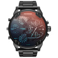 Diesel Dz7395 Men S Mr Daddy 2 0 Black Watch -korean beauty