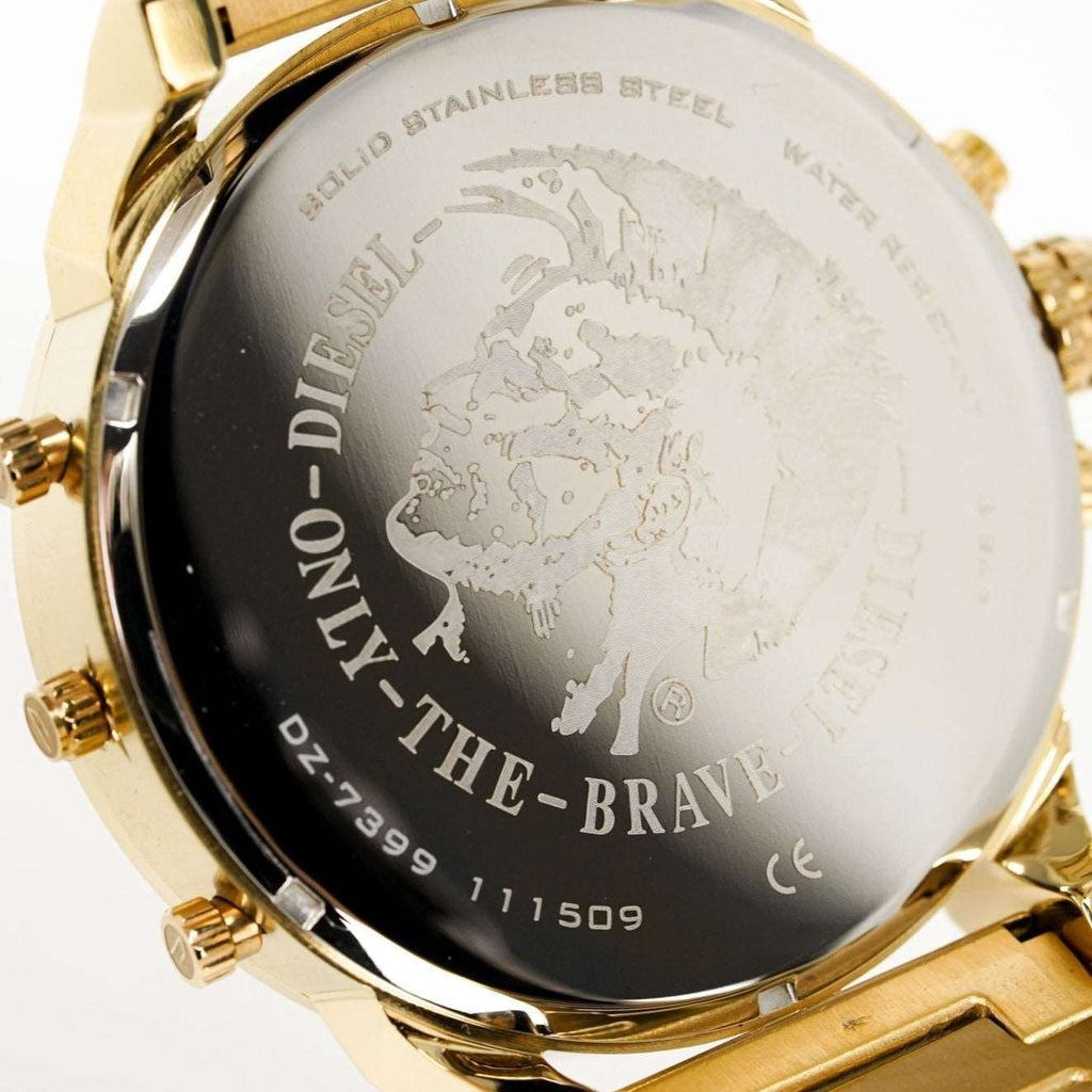 Diesel Dz7399 Men S Chronograph Mr Daddy 2 0 Yellow Gold Watch -korean beauty