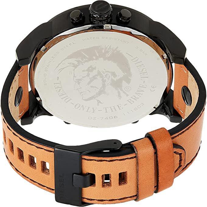 Diesel Dz7406 Men S Chronograph Mr Daddy 2 0 Brown Watch -korean beauty