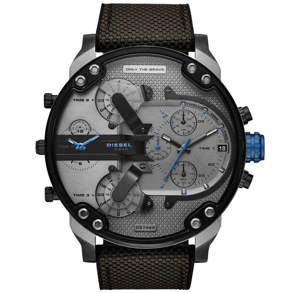 Diesel Dz7420 Men S Chronograph Mr Daddy 2 0 Grey Watch -korean beauty