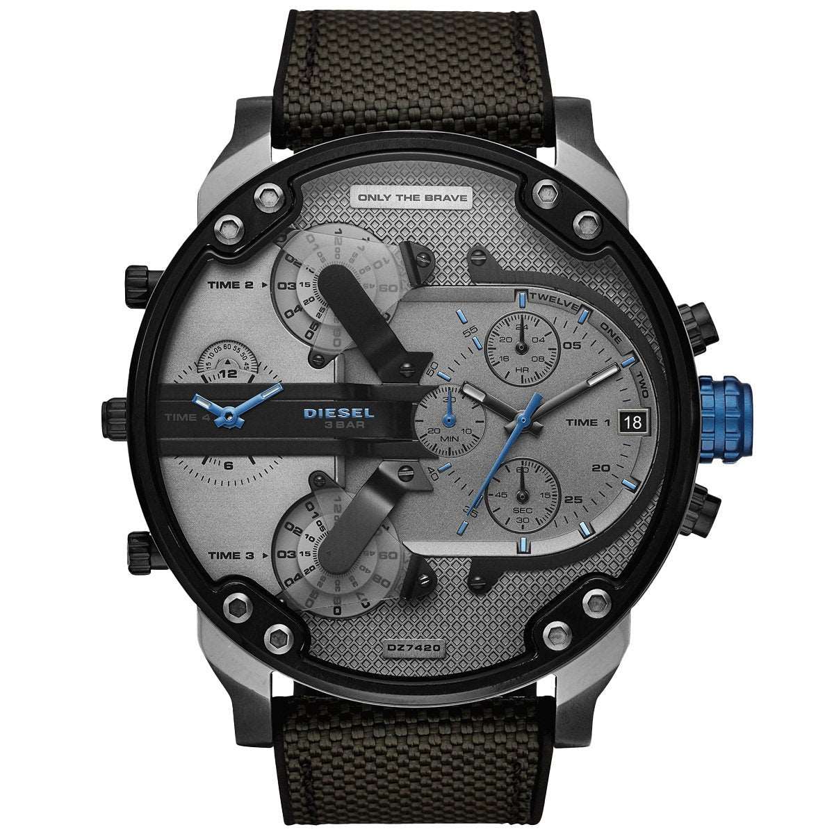 Diesel Dz7420 Men S Chronograph Mr Daddy 2 0 Grey Watch -korean beauty