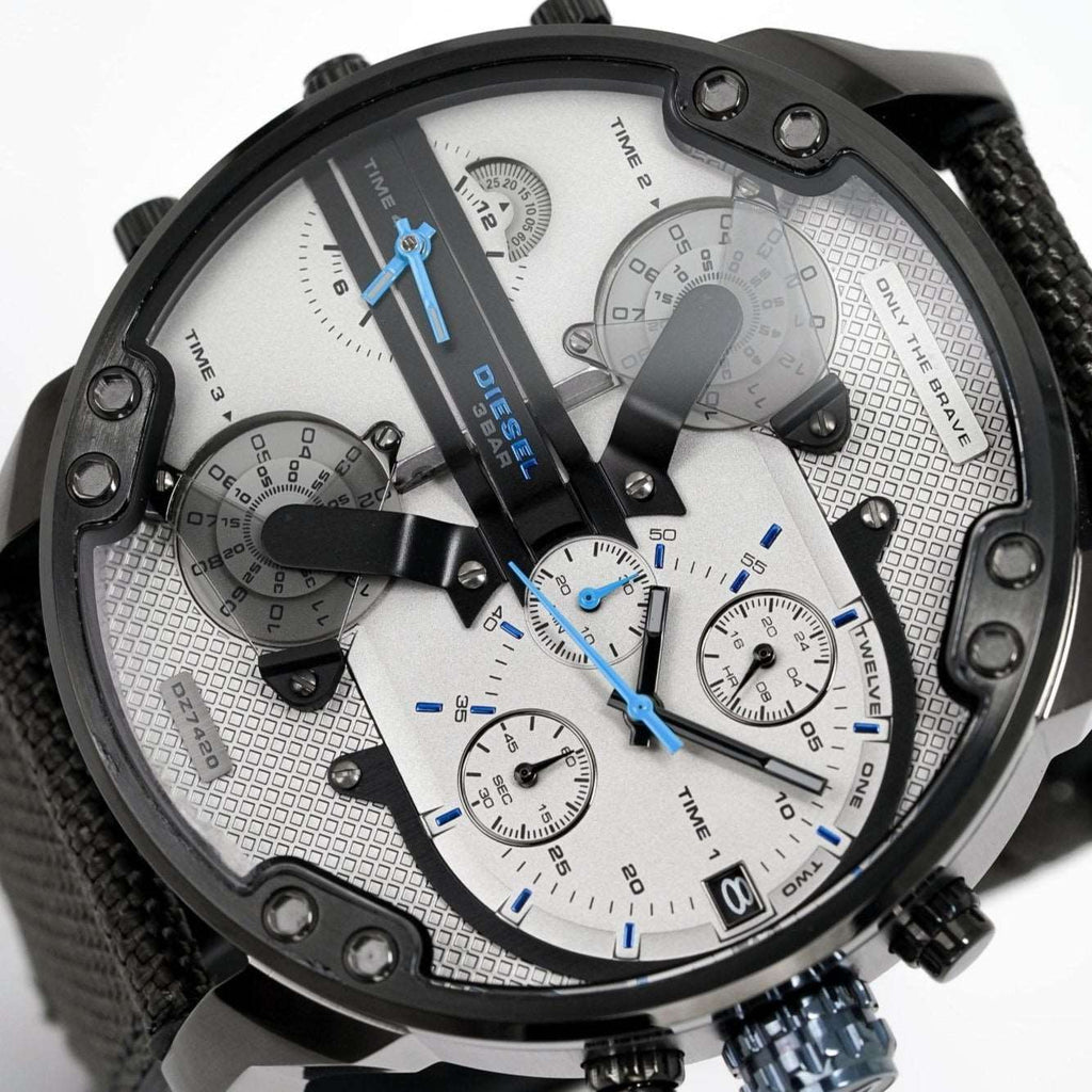 Diesel Dz7420 Men S Chronograph Mr Daddy 2 0 Grey Watch -korean beauty