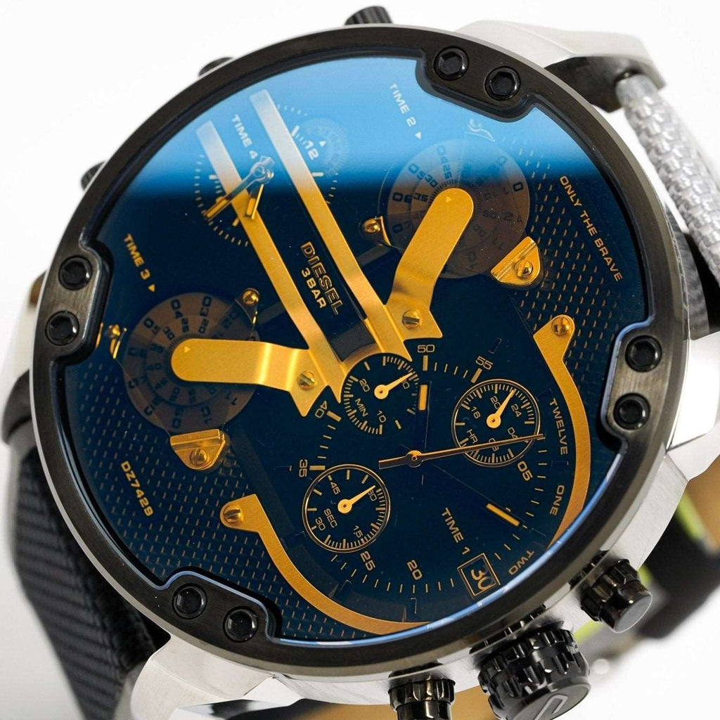 Diesel Dz7429 Men S Chronograph Mr Daddy 2 0 Black Watch -korean beauty