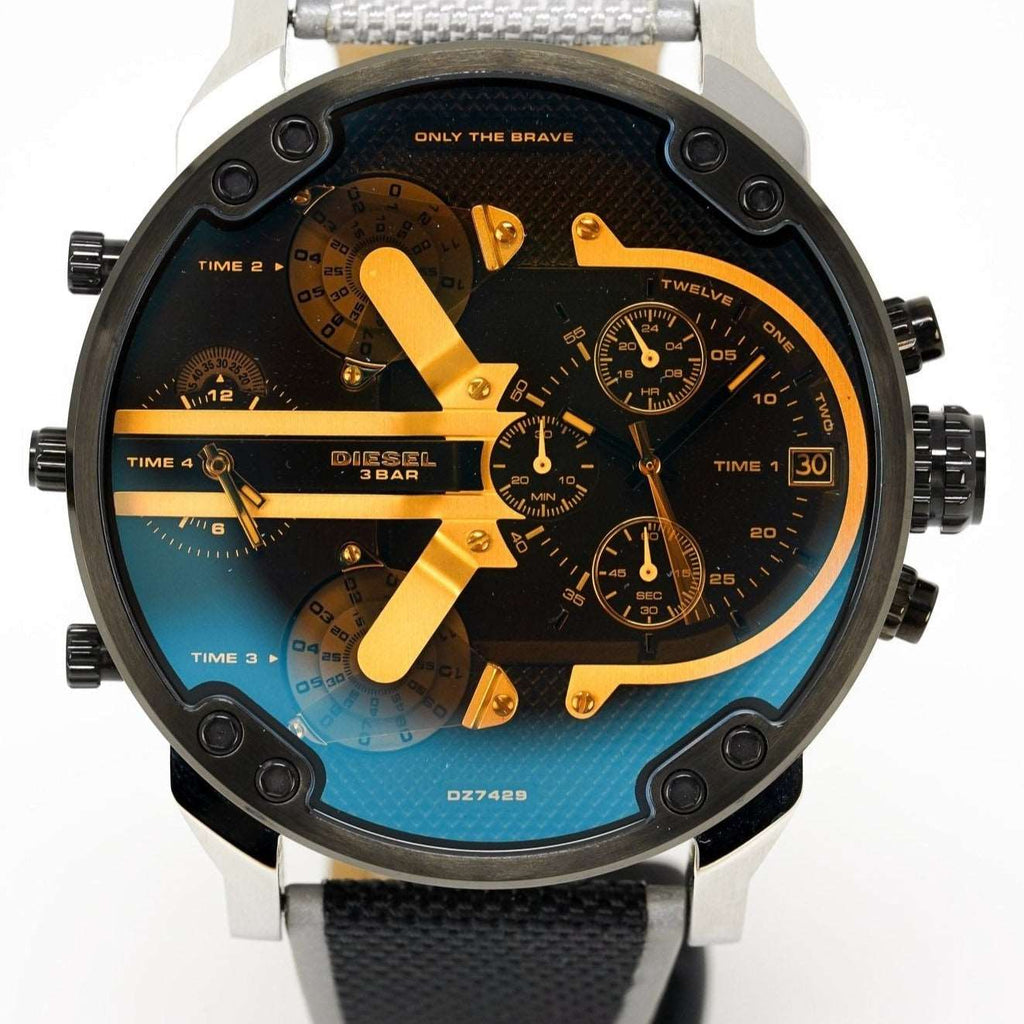 Diesel Dz7429 Men S Chronograph Mr Daddy 2 0 Black Watch -korean beauty