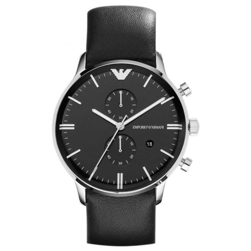 Emporio Armani Ar0397 Men S Gianni Black Watch -korean beauty