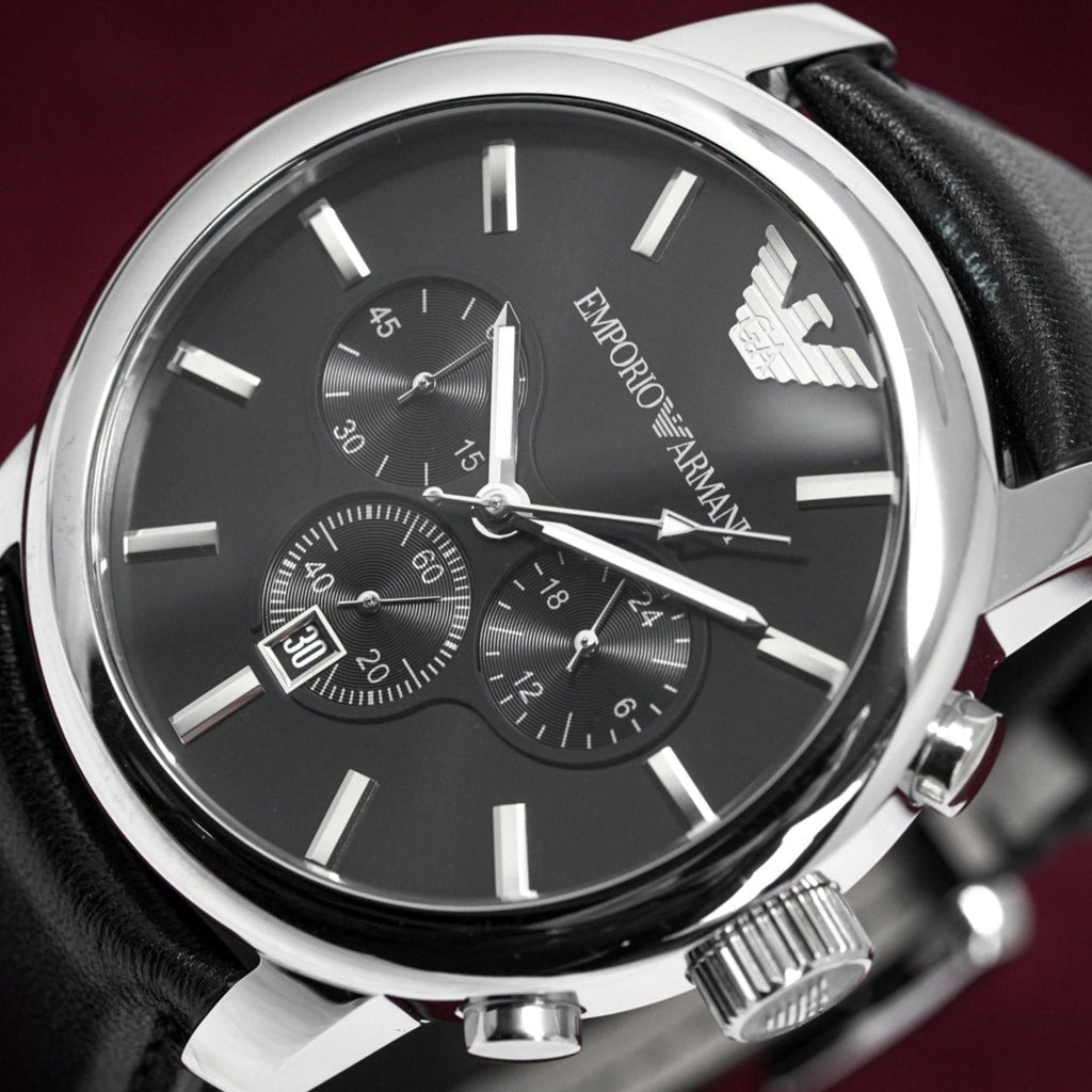Emporio Armani Ar0431 Men S Classic Chronograph Watch -korean beauty
