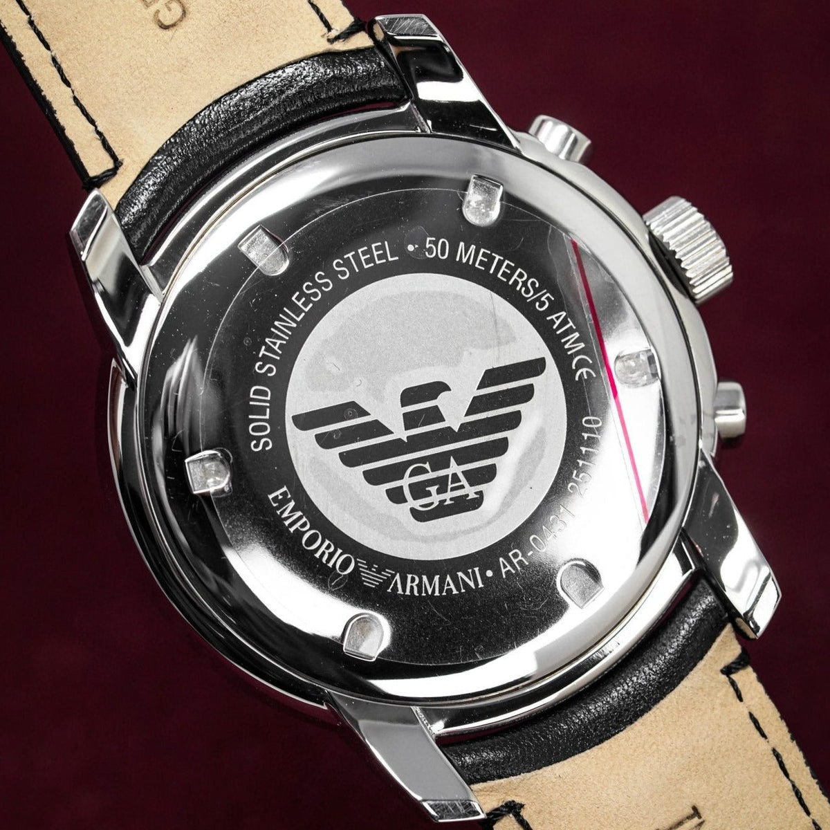 Emporio Armani Ar0431 Men S Classic Chronograph Watch -korean beauty