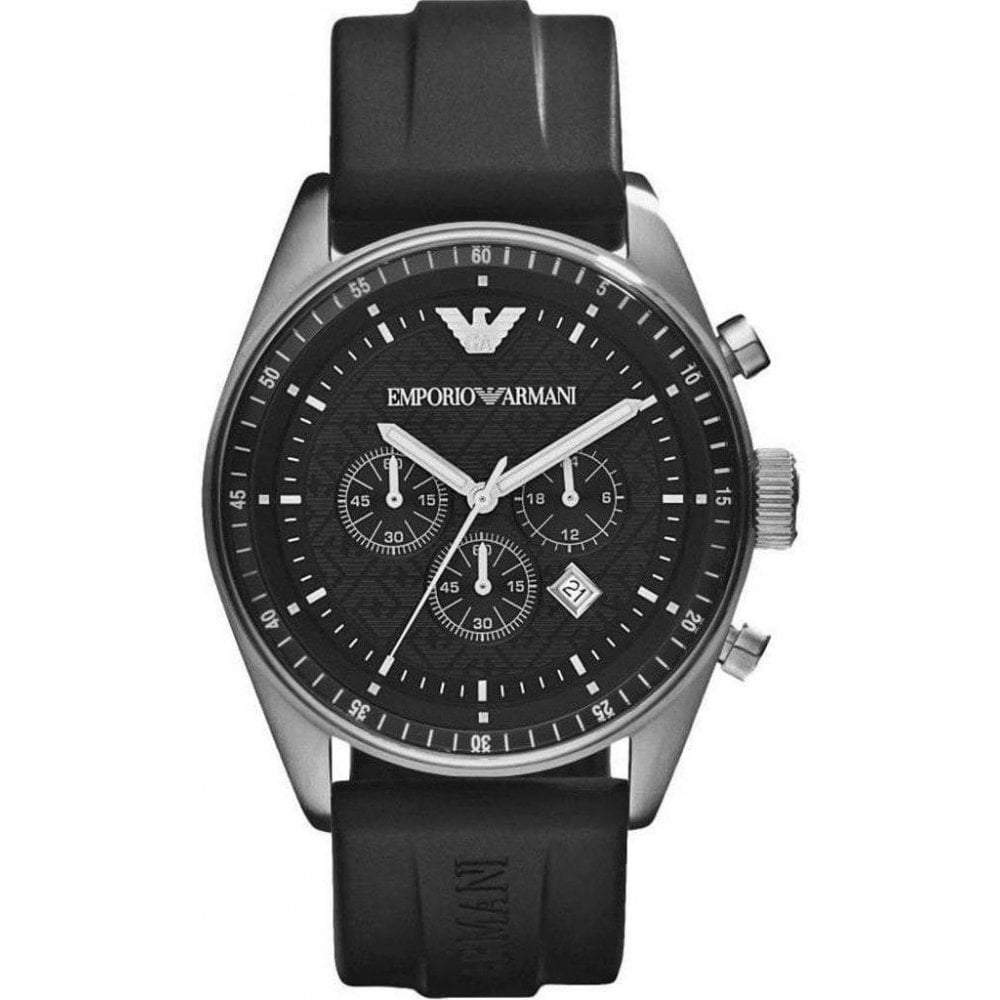 Emporio Armani Ar0527 Men S Sportivo Chronograph Watch -korean beauty