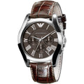 Emporio Armani Ar0671 Men S Valente Chronograph Brown Watch -korean beauty