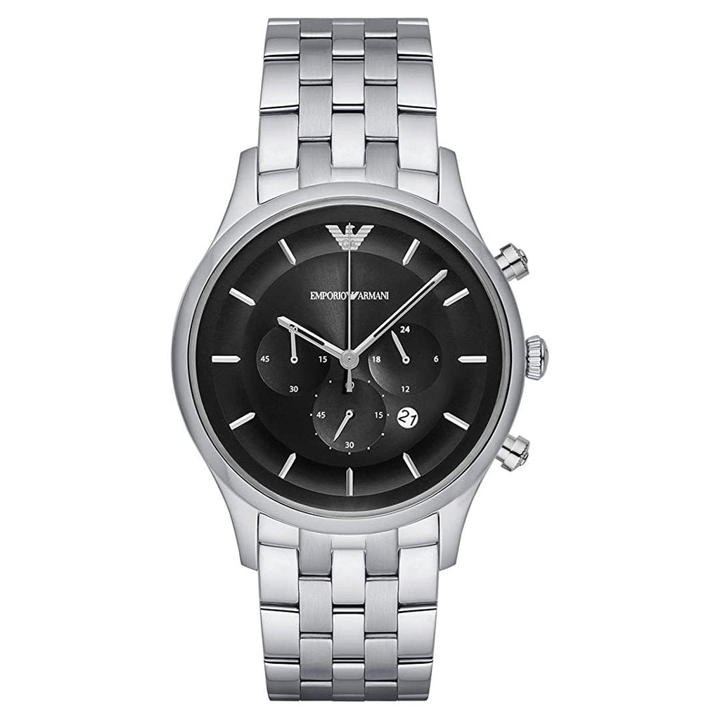 Emporio Armani Ar11017 Men S Black Chronograph Watch -korean beauty