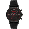 Emporio Armani Ar11024 Men S Luigi Black Chronograph Watch -korean beauty