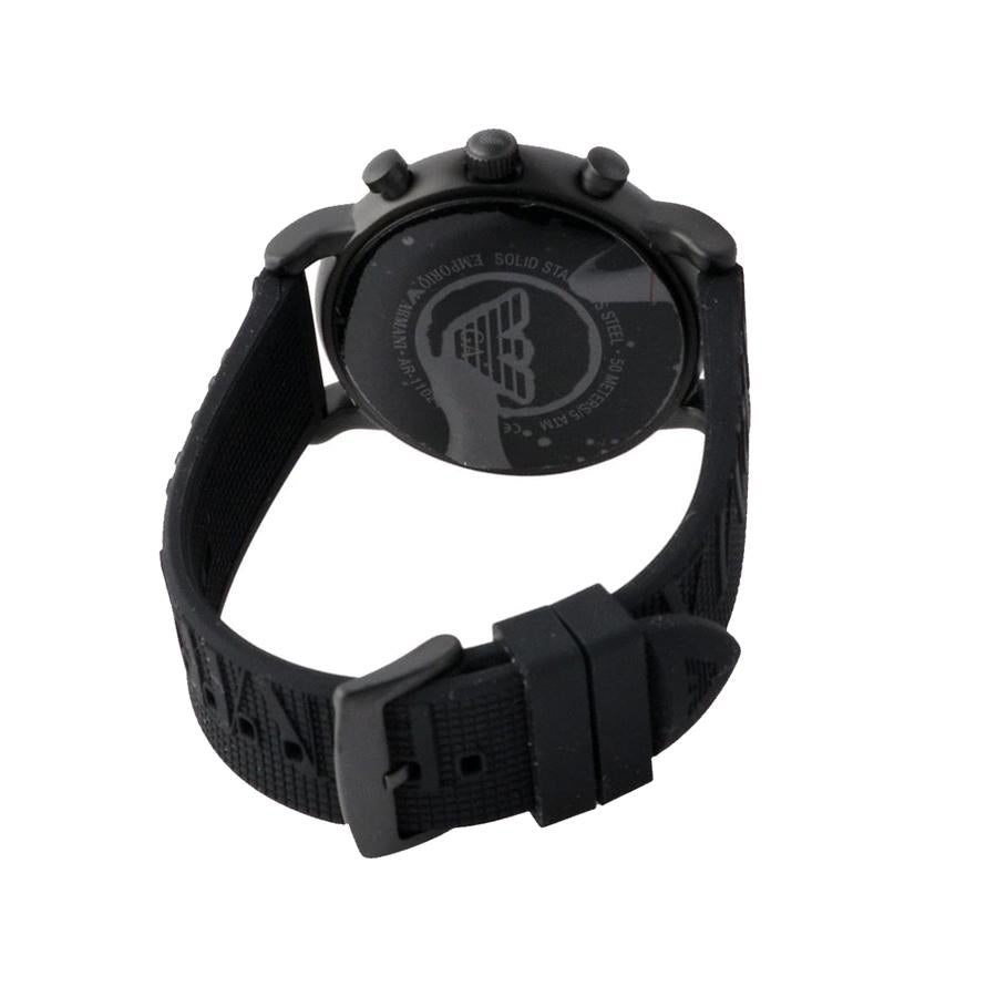 Emporio Armani Ar11024 Men S Luigi Black Chronograph Watch -korean beauty