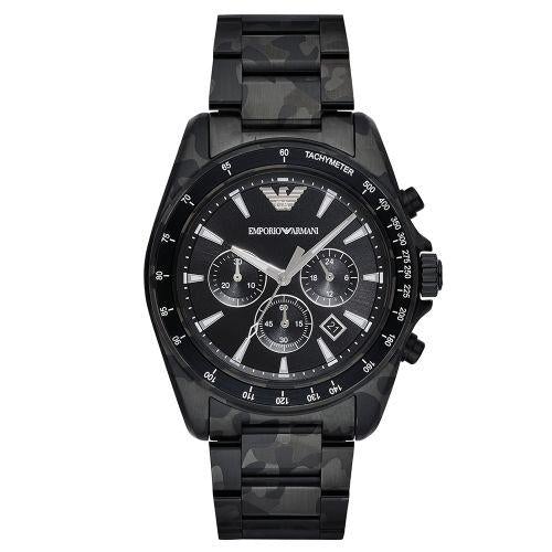 Emporio Armani Ar11027 Men S Sport Camo Black Chronograph -korean beauty