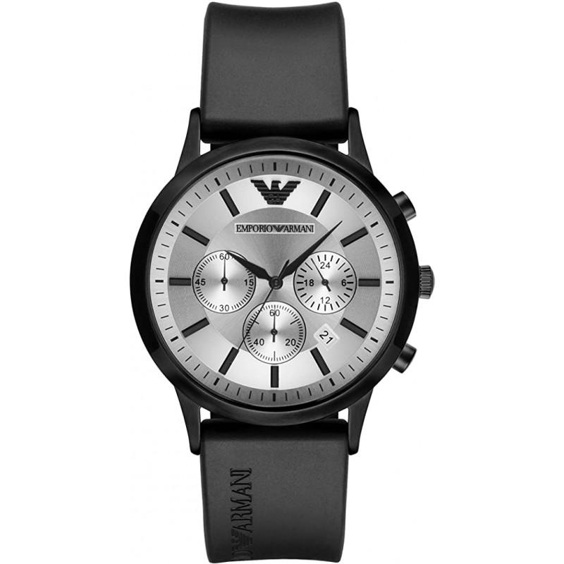 Emporio Armani Ar11048 Men S Luigi Chronograph Black Pvd Watch -korean beauty