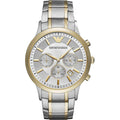 Emporio Armani Ar11076 Men S Two Tone Chronograph Watch -korean beauty