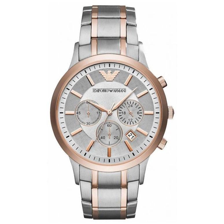 Emporio Armani Ar11077 Men S Rose Gold Chronograph Watch -korean beauty