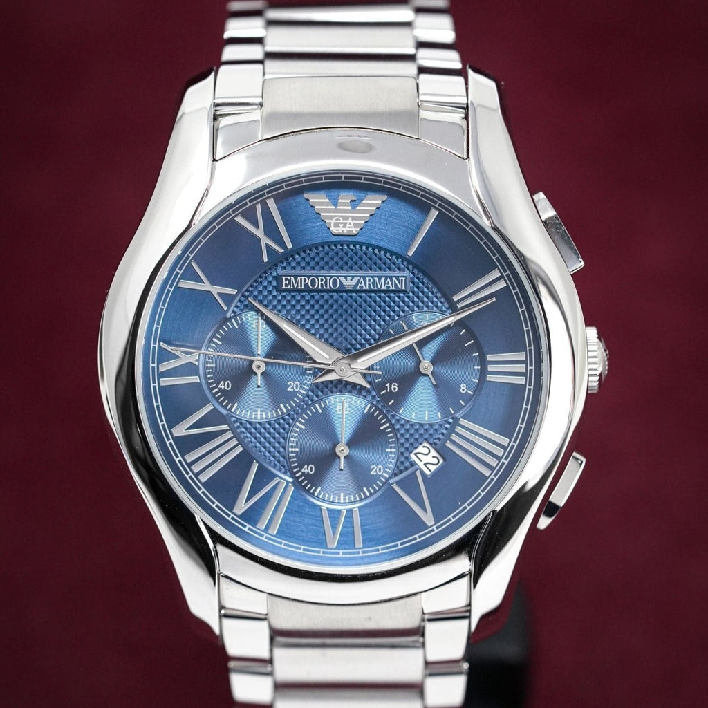 Emporio Armani Ar11082 Men S Chronograph Blue Watch -korean beauty