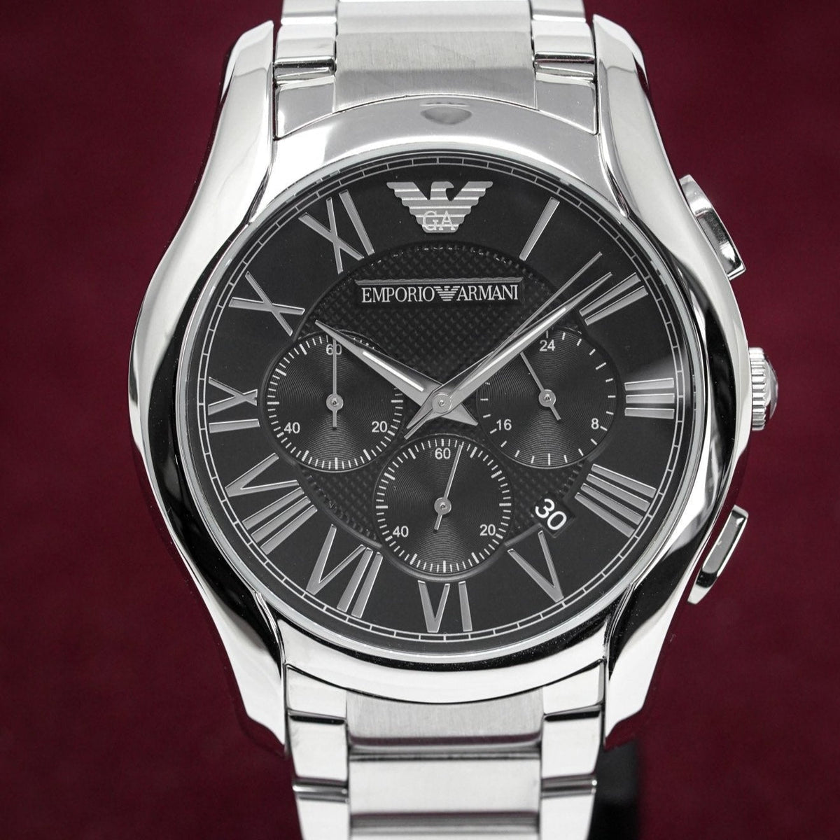 Emporio Armani Ar11083 Men S Chronograph Black Watch -korean beauty