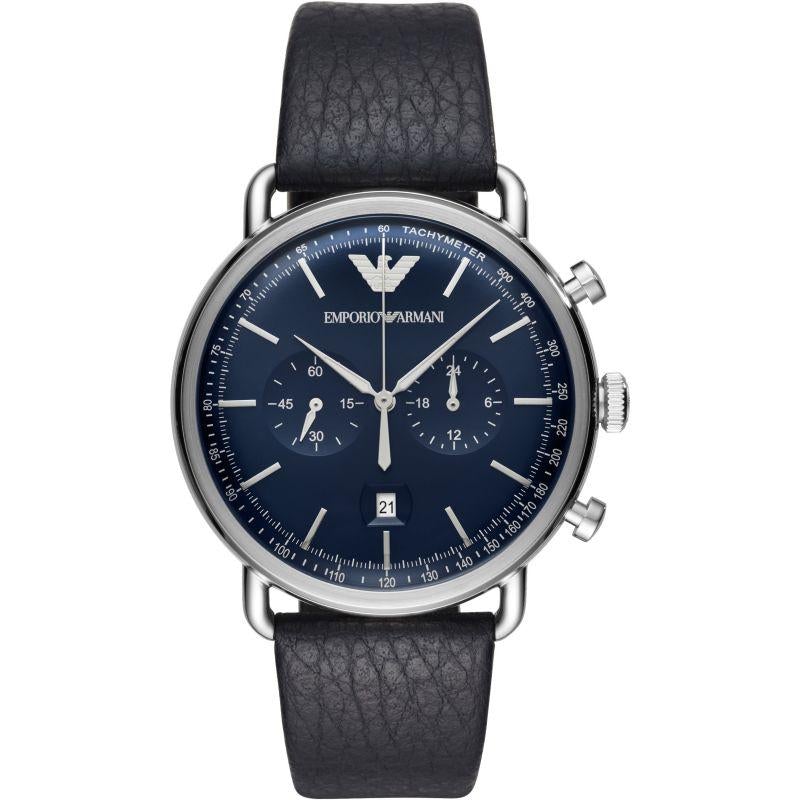 Emporio Armani Ar11105 Men S Aviator Blue Watch -korean beauty