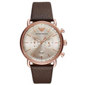 Emporio Armani Ar11106 Men S Aviator Brown Watch -korean beauty