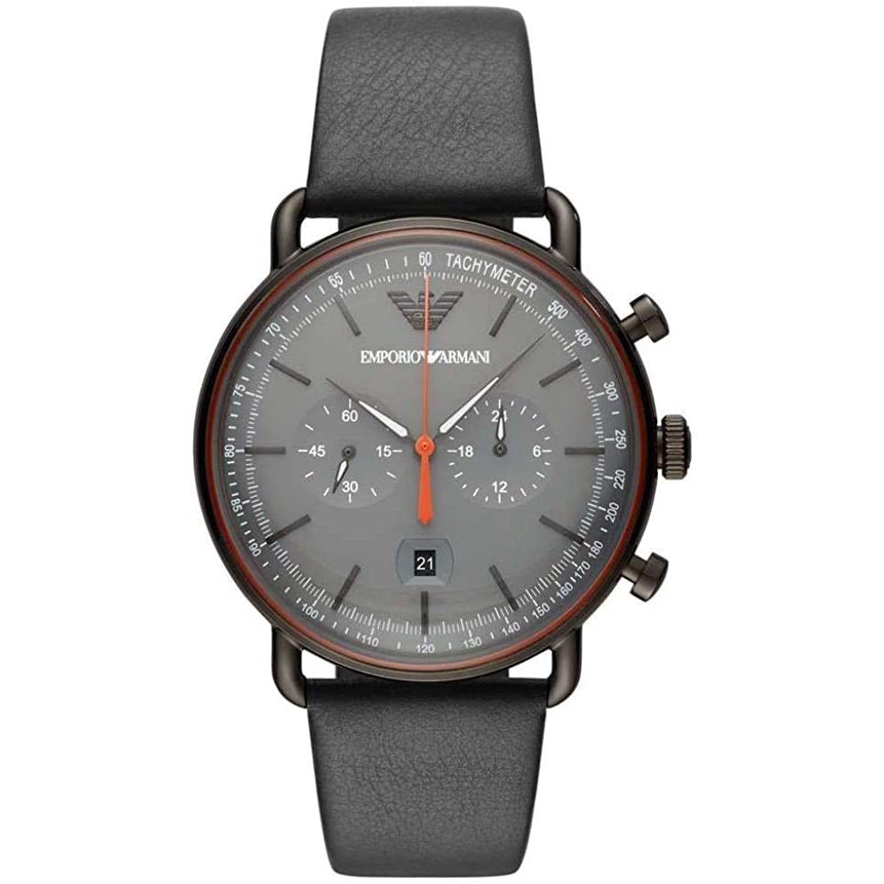 Emporio Armani Ar11168 Men S Aviator Black Watch -korean beauty