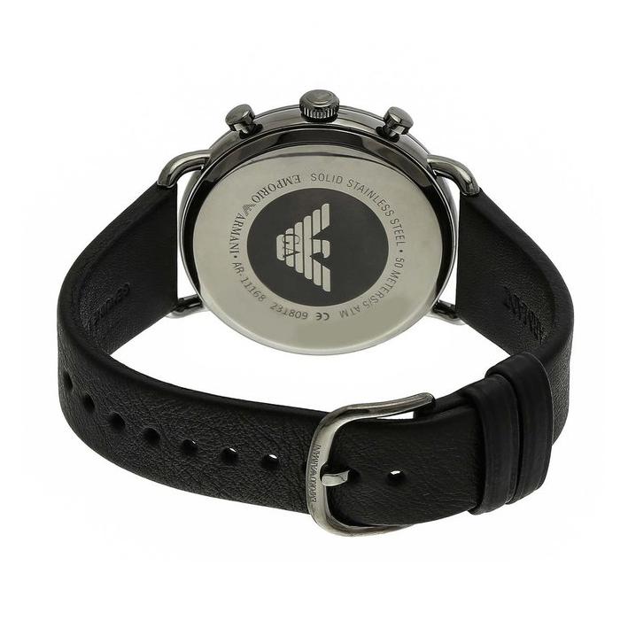 Emporio Armani Ar11168 Men S Aviator Black Watch -korean beauty