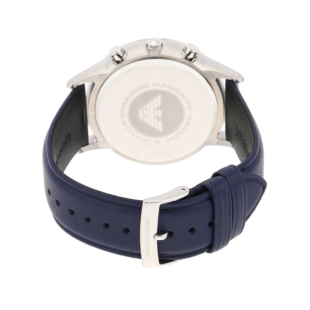 Emporio Armani Ar11216 Men S Renato Blue Chronograph Watch -korean beauty