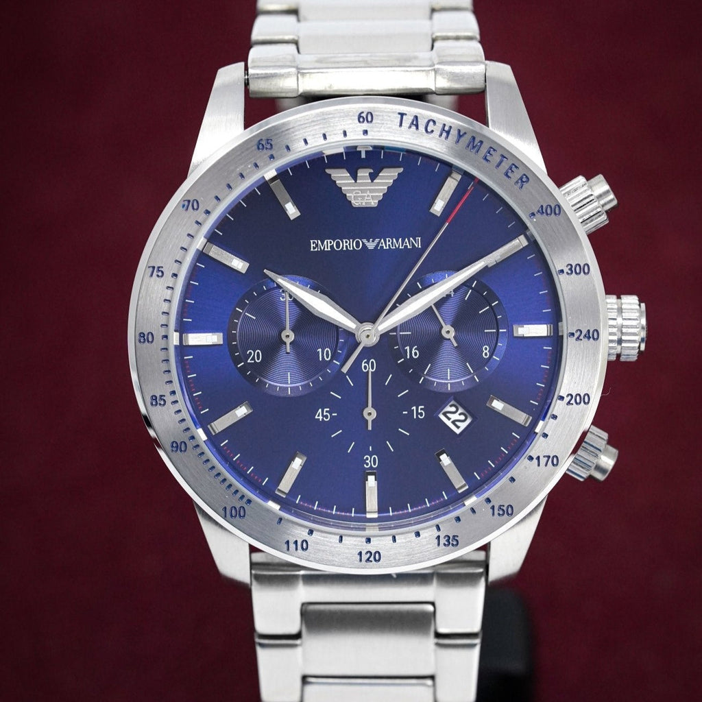 Emporio Armani Ar11306 Men S Mario Chronograph Watch -korean beauty