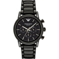 Emporio Armani Ar1507 Men S Black Chronograph Watch -korean beauty