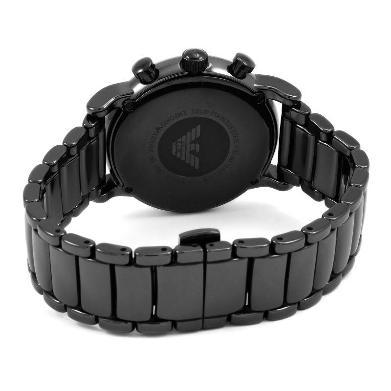 Emporio Armani Ar1507 Men S Black Chronograph Watch -korean beauty