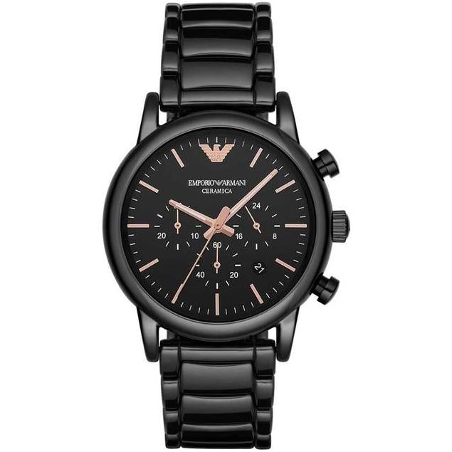 Emporio Armani Ar1509 Men S Rose Gold Chronograph Watch -korean beauty